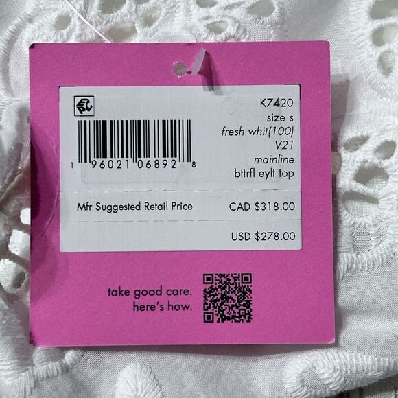 Kate Spade Butterfly Eyelet Top - Picture 15 of 15